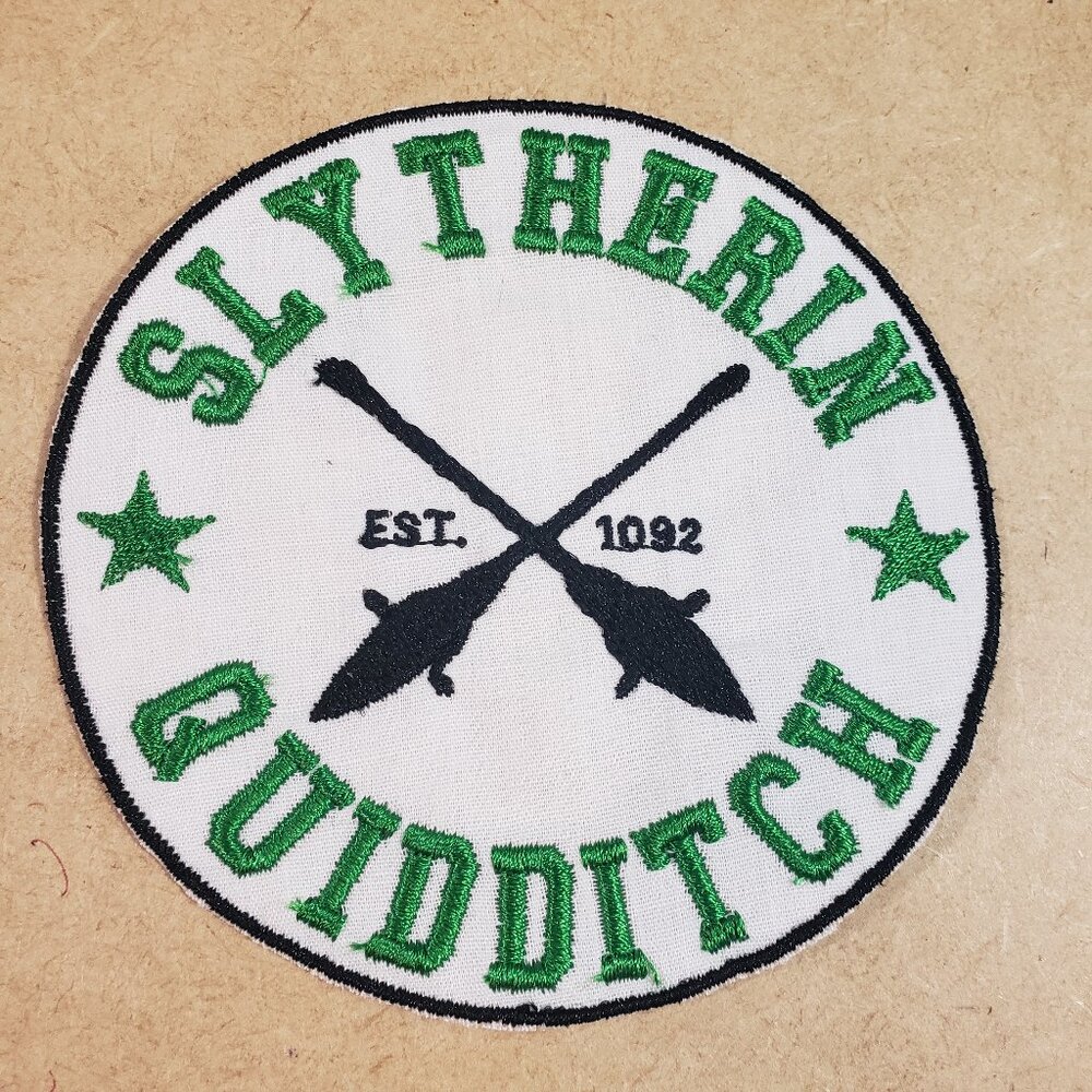 Slytherin Quidditch Iron-On Patch (2/$12 or 5/$22)